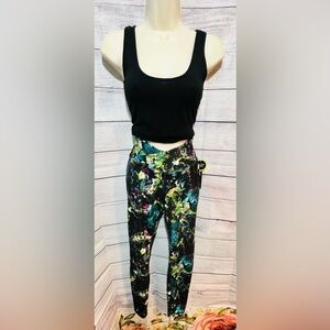 Athletic Works Women’s Active High Rise Leggings in Abstract Flora Sz Medium